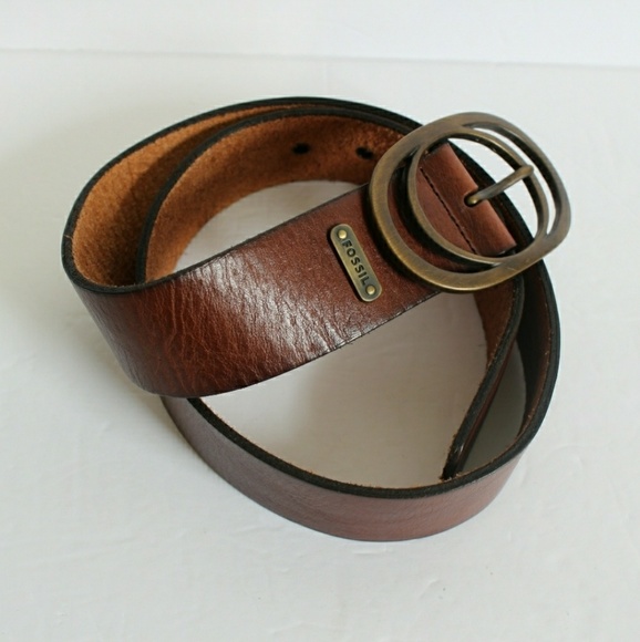 Fossil Accessories - Fossil brown leather belt. Size small